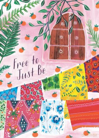 Free to Just Be: (Flow) for Adults Families Picture Quote Mindfulness Game Gift Jigsaw 26 3/8 X 18 7/8 - Irene Smit [PUZZLE]