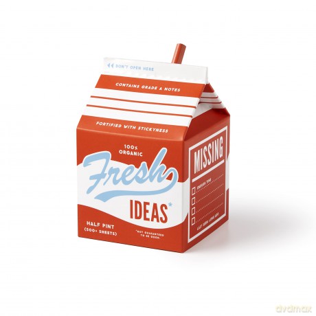 Fresh Ideas Milk Carton Note Set - Brass Monkey [KSIĄŻKA]