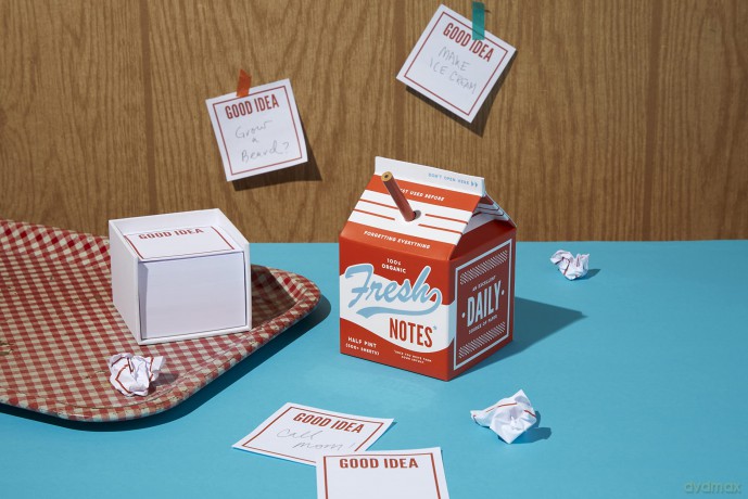 Fresh Ideas Milk Carton Note Set - Brass Monkey [KSIĄŻKA]
