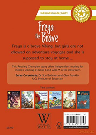 Freya the Brave: Independent Reading Gold 9 (Reading Champion) - Damian Harvey [KSIĄŻKA]