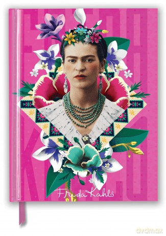 Frida Kahlo Pink (Blank Sketch Book) (Luxury Sketch Books) - Flame Tree Studio [KSIĄŻKA]