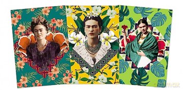 Frida Kahlo Set of 3 Midi Notebooks (Midi Notebook Collections) - Flame Tree Studio [KSIĄŻKA]