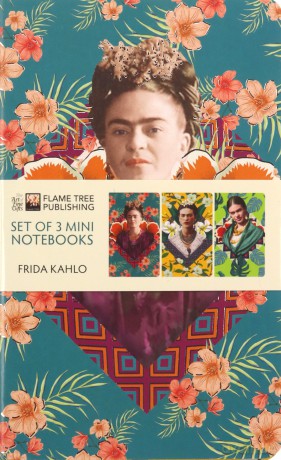 Frida Kahlo Set of 3 Mini Notebooks (Mini Notebook Collections) - Flame Tree Studio [KSIĄŻKA]