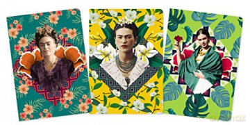 Frida Kahlo Set of 3 Standard Notebooks (Standard Notebook Collection) - Flame Tree Studio [KSIĄŻKA]