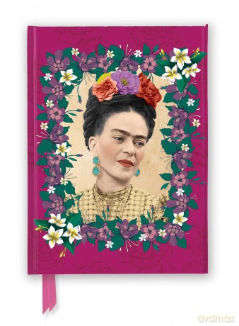 Frida Kahlo: Dark Pink (Foiled Journal) (Flame Tree Notebooks) - Flame Tree Studio [KALENDARZ]