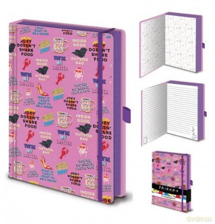 Friends Journal Notebook A5, Premium Notepad A5 and Note Book - Official Friends Merchandise [KSIĄŻKA]