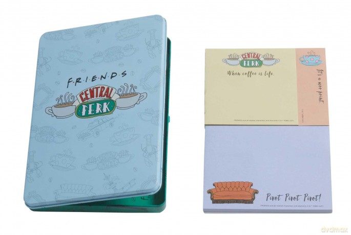 Friends: Central Perk Sticky Note Tin Set (Stationery) - Insight Editions [KSIĄŻKA]