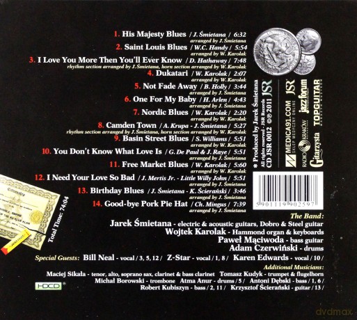 Jarek Śmietana: I Love The Blues [CD]