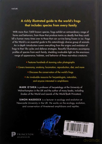 Frogs of the World: A Guide to Every Family: 9 - Mark O'Shea [KSIĄŻKA]