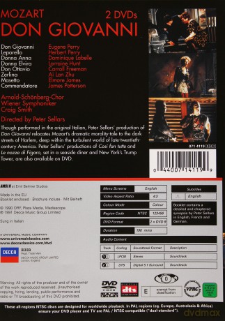Peter Sellars: Mozart:Don Giovanni [2DVD]