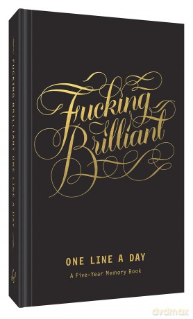 Fucking Brilliant One Line a Day: A Five-year Memory Book - Linus Boman [KALENDARZ]