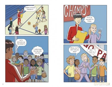 Full-Court Drama: A Basketball Graphic Novel (Slam Dunk Graphics) - Dionna L. Mann [KSIĄŻKA]