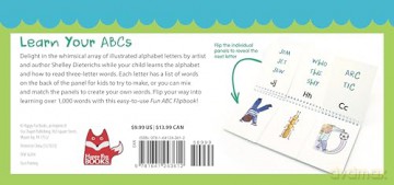 Fun ABC Flipbook: Spell and Learn Three-Letter Words - Shelley Dieterichs [KSIĄŻKA]