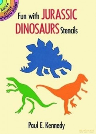 Fun with Jurassic Dinosaurs Stencils: Dover Little Activty Books (Little Activity Books) - Julia Donaldson [KSIĄŻKA]