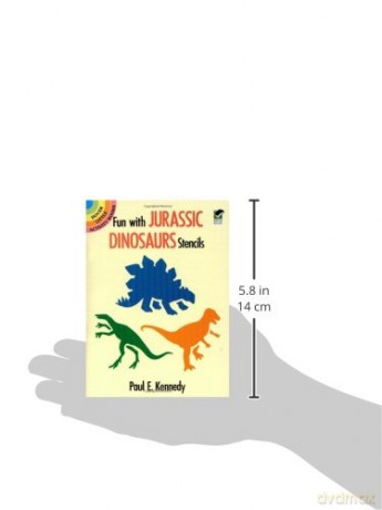 Fun with Jurassic Dinosaurs Stencils: Dover Little Activty Books (Little Activity Books) - Julia Donaldson [KSIĄŻKA]