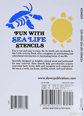 Fun with Sea Life Stencils (Little Activity Books) [KSIĄŻKA]