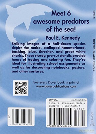 Fun with Sharks Stencils (Little Activity Books) - Luke Seguin-Magee [KSIĄŻKA]