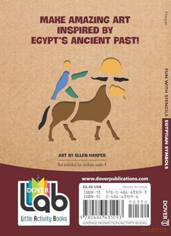 Fun with Stencils: Egyptian Symbols (Little Activity Books) - Ellen Harper [KSIĄŻKA]