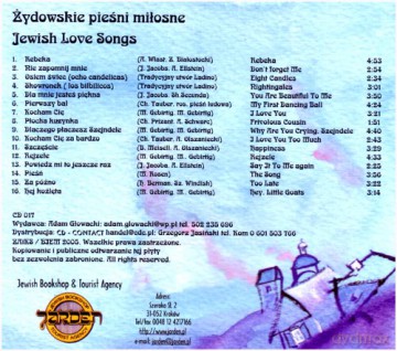 Irena Urbańska: Jewish Love Song [CD]