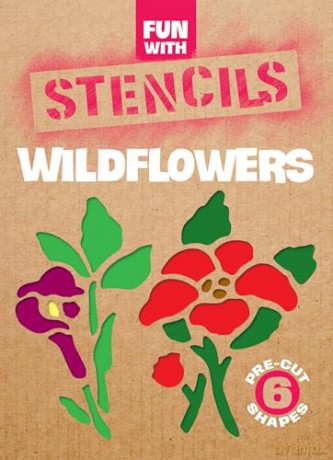 Fun with Stencils: Wildflowers (Little Activity Books) - Michellejoy Hughes [KSIĄŻKA]