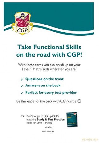 Functional Skills Maths Revision Question Cards - Level 1 (CGP Functional Skills) - CGP Books [KSIĄŻKA]