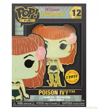 Funko DC Comics Pop Large Enamel Pin No. 13 Poison Ivy Chase