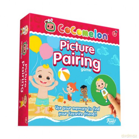 FUNKO GAMES CoComelon Picture Pairing Memory Game For 2-4 Players Educational Game For Ages 3+ - ENG/FR/DE/SP/IT [KSIĄŻKA]