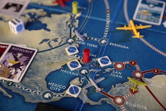 Funko Games: Pan Am - Triumph in the Golden Age of Air Travel! | Fun Strategy Board Game | Includes 52 Miniatures from 4 Airline Eras | For 2-4 Players Ages 12+ [GRA]