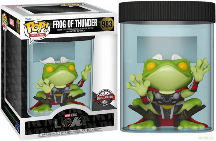 Funko POP! Deluxe: Loki Frog of Thunder Pop! Vinyl Collectible Toy Figure - Limited Edition Exclusive