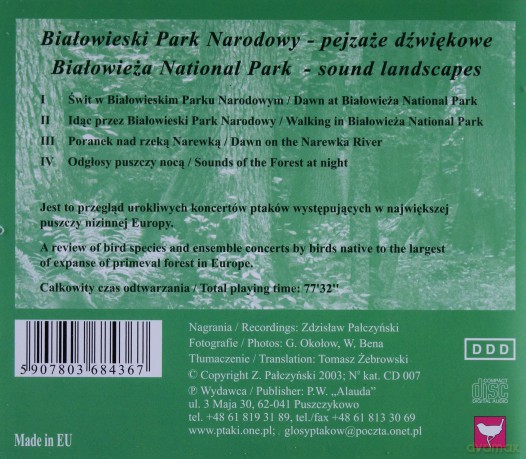 Białowieski park narodowy [CD]