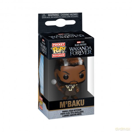 Funko POP! Keychain - Black Panther: Wakanda Forever - M'Baku Novelty Keyring - Collectable Mini Figure - Stocking Filler - Gift Idea - Official Merchandise - Movies Fans - Backpack Decor