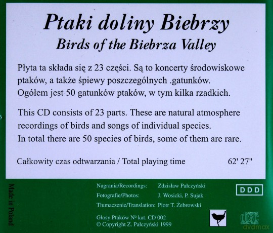 Ptaki doliny Biebrzy [CD]