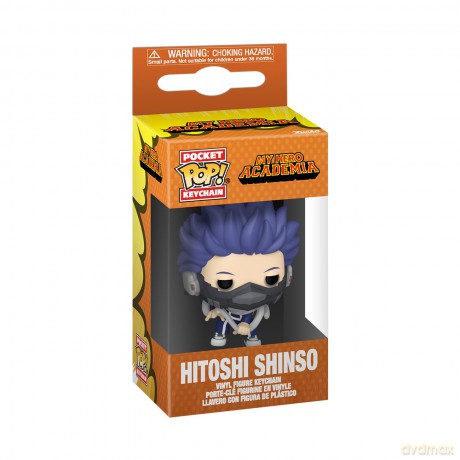 Funko Pop! Keychain: MHA - Hitoshi Shinso - My Hero Academia Novelty Keyring - Collectable Mini Figure - Stocking Filler - Gift Idea - Official Merchandise - Anime Fans - Backpack Decor