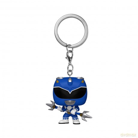 Funko Pop! Keychain: Mighty Morphin Power Rangers 30th - Blue Ranger - Power Rangers TV Novelty Keyring - Collectable Mini Figure - Stocking Filler - Gift Idea - Official Merchandise - TV Fans