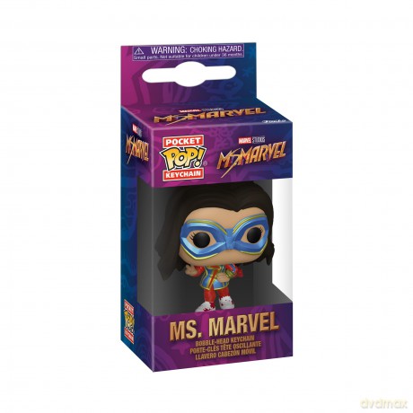 Funko POP! Keychain: Ms. Marvel Novelty Keyring - Collectable Mini Figure - Stocking Filler - Gift Idea - Official Merchandise - TV Fans - Backpack Decor