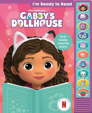 Gabby's Dollhouse - Im Ready To Read Sound Book - Great for Early Readers - PI Kids - PI Kids [KSIĄŻKA]