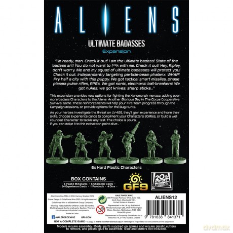 Gale Force Nine - Aliens - Ultimate Badasses Expansion [KSIĄŻKA]