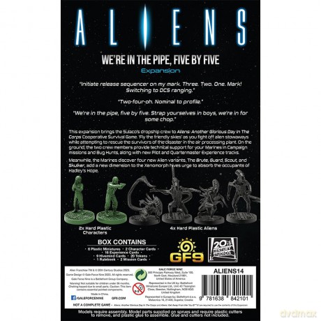 Gale Force Nine - Aliens - We're In The Pipe, Five By Five [KSIĄŻKA]