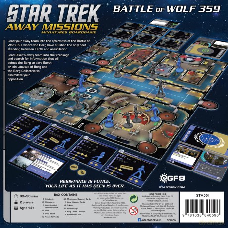 Gale Force Nine - Star Trek Away Missons Starter Set [KSIĄŻKA]