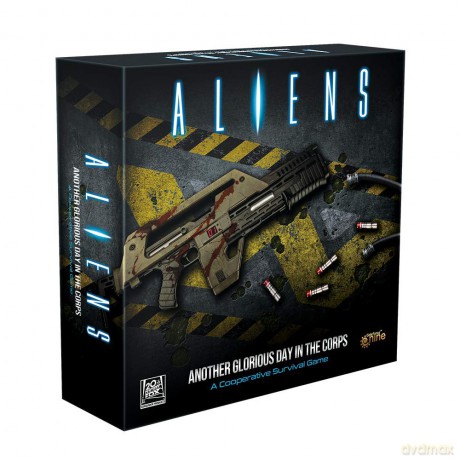 Gale Force Nine | Aliens: Another Glorious Day in The Corps | Board Game | 1 to 6 Players | Ages 14+ | 60 to 120 Minutes Playing Time [KSIĄŻKA]