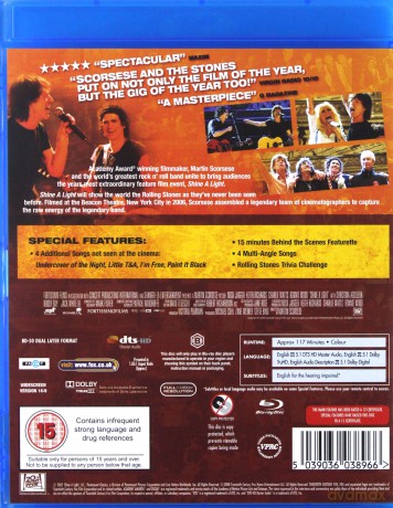 Rolling Stones: Shine A Light [Blu-Ray]