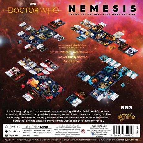 Gale Force Nine: Doctor Who Nemesis [KSIĄŻKA]