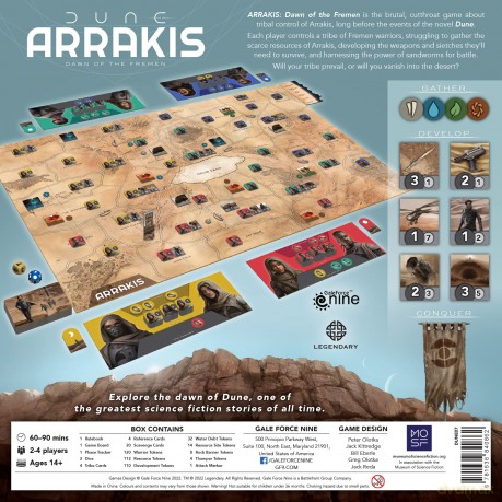 Gale Force Nine: Dune Arrakis- Dawn of the Fremen [KSIĄŻKA]