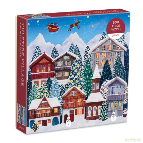 Galison 9780735366732 Yuletide Village 500 Piece Puzzle - Galison [PUZZLE]