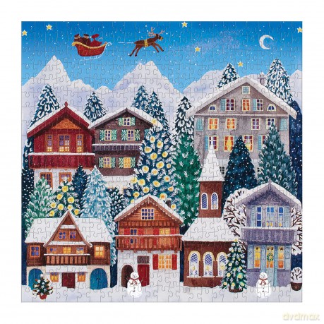 Galison 9780735366732 Yuletide Village 500 Piece Puzzle - Galison [PUZZLE]