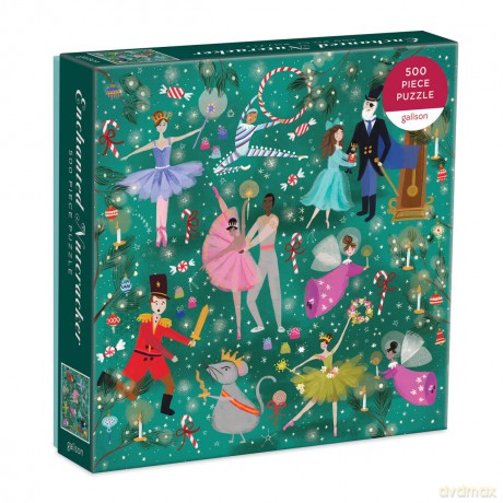 Galison 9780735366756 Enchanted Nutcracker 500 Piece Puzzle - Galison [PUZZLE]