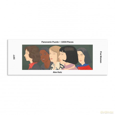 Galison 9780735366770 MoMA Alex Katz Five Women Panoramic Puzzle - Alex Katz [PUZZLE]