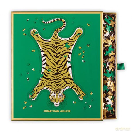 Galison 9780735367159 Jonathan Adler Safari 750 Piece Shaped Foil Puzzle - Jonathan Adler [PUZZLE]