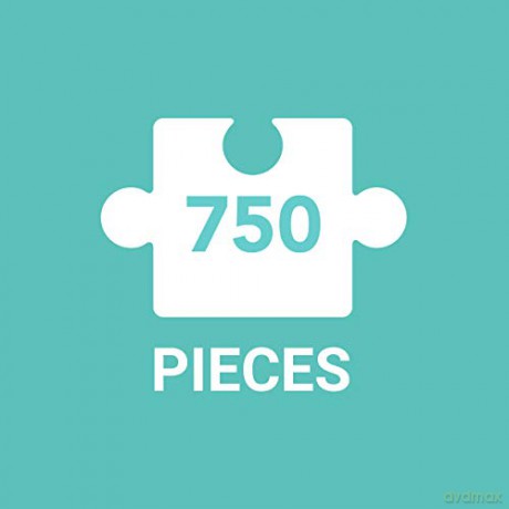 Galison 9780735367159 Jonathan Adler Safari 750 Piece Shaped Foil Puzzle - Jonathan Adler [PUZZLE]