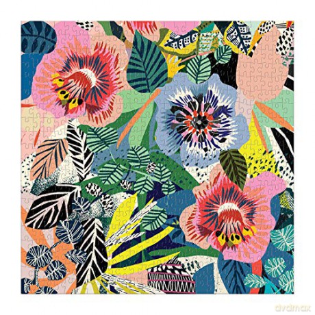 Galison 9780735368514 Kitty McCall Lost in The Garden 500 Piece Puzzle - Galison Mudpuppy [PUZZLE]